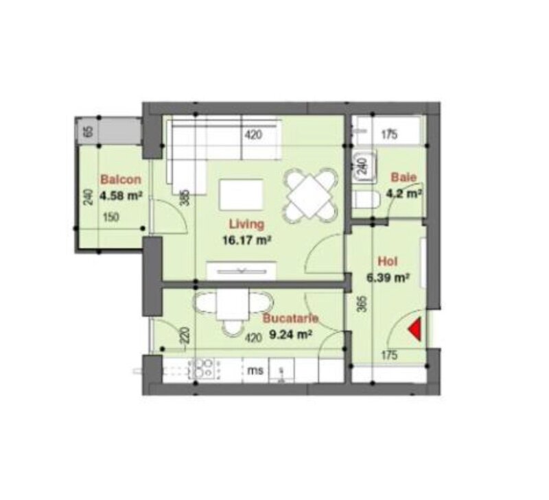 Drumul Taberei Garsoniera  41 mp decomandata Exigent Plaza Faza 5